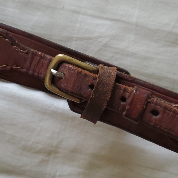 Brown Leather Belts - Picture 3 of 5